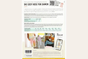 Papierschnittmuster "Cosy Hose Damen" von Lybstes (Gr. 34-50)